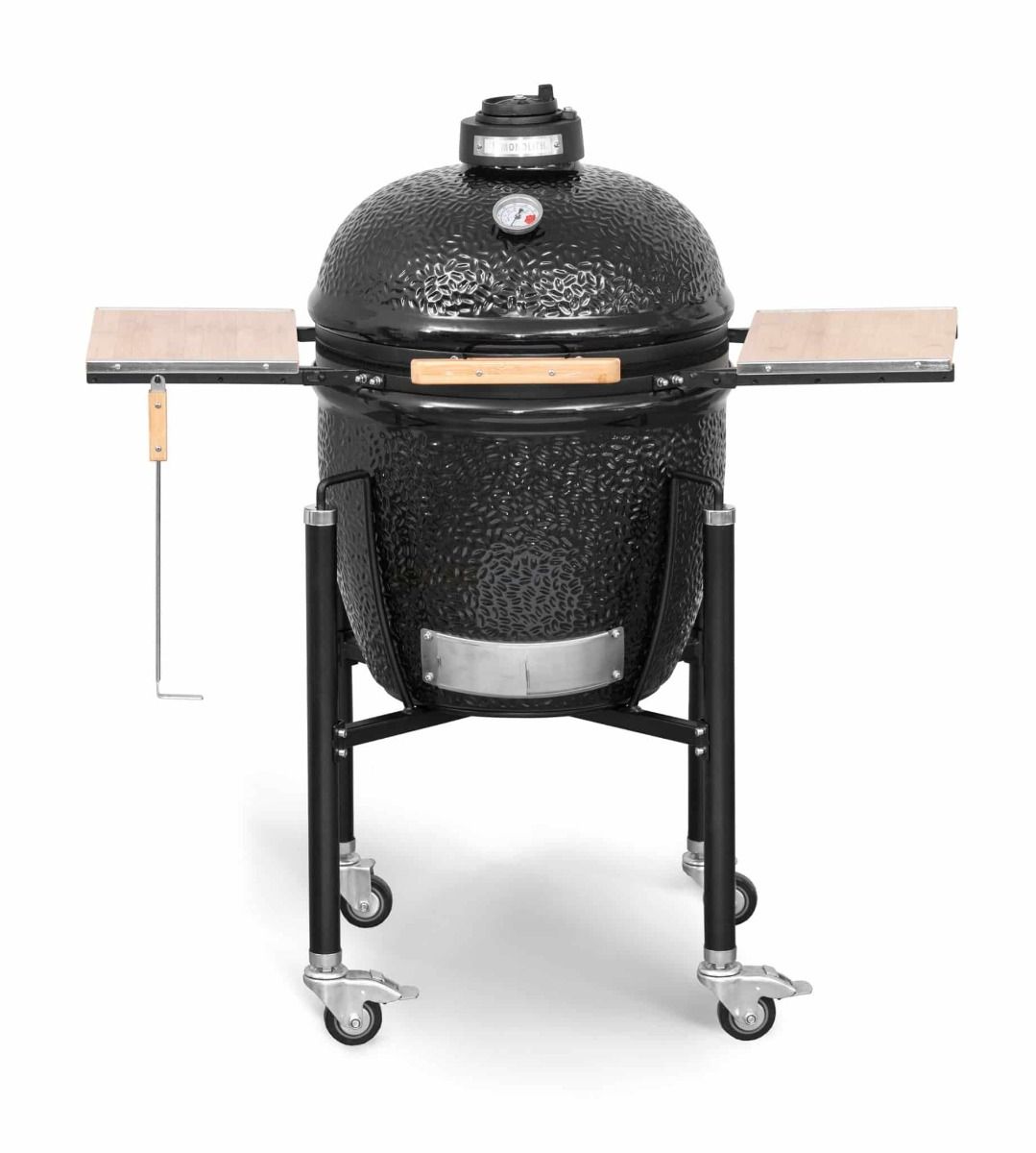 Bbq Kamado Monolith Basic Nero Carrello