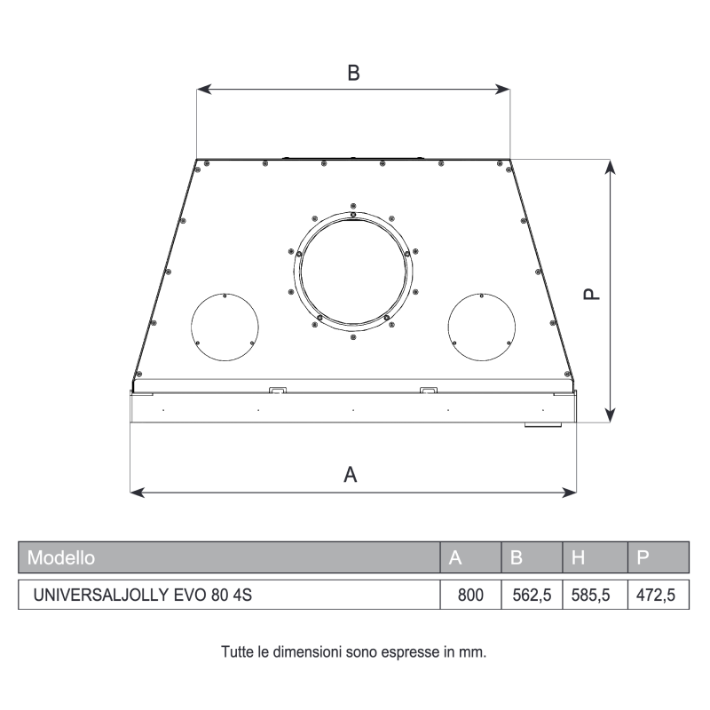 Jolly Mec Universal Jolly EVO 80 Basic 4S
