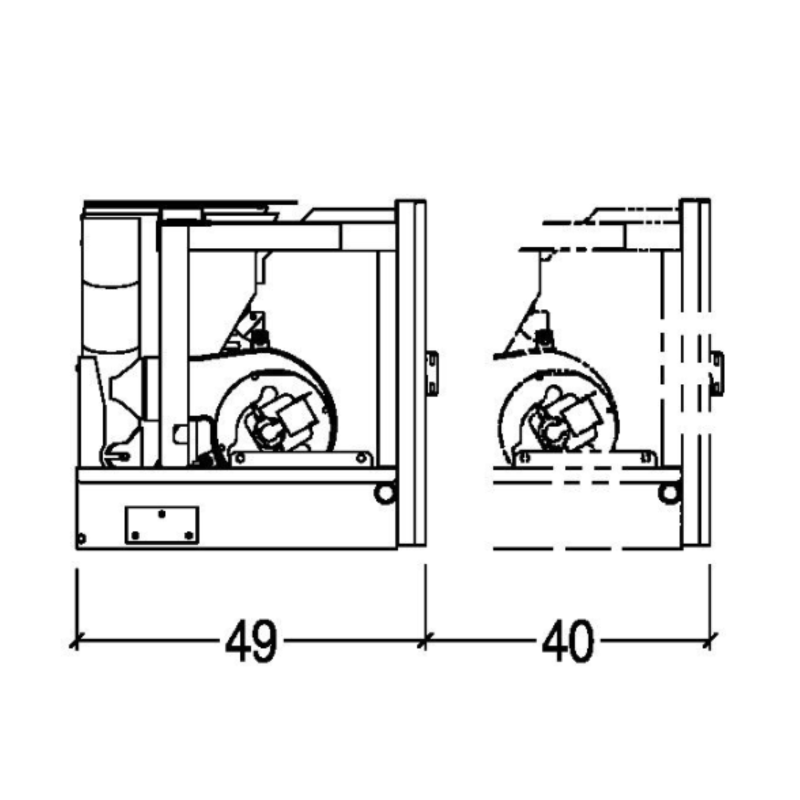 Piazzetta Ins. Pellet IP 7 Cast Iron Door