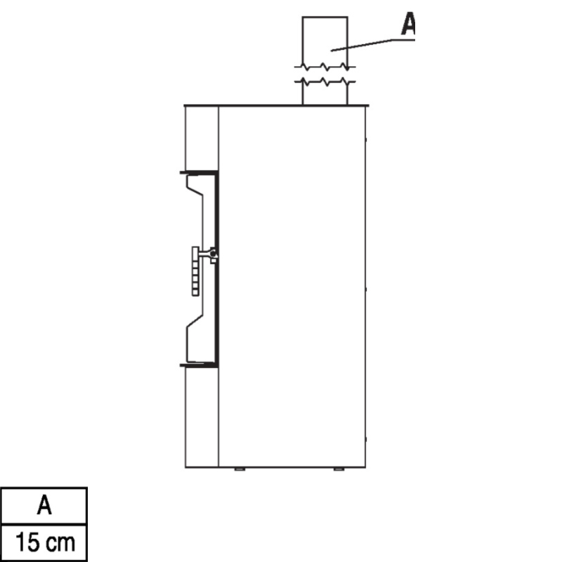 Piazzetta Stufa Legna E 530 T