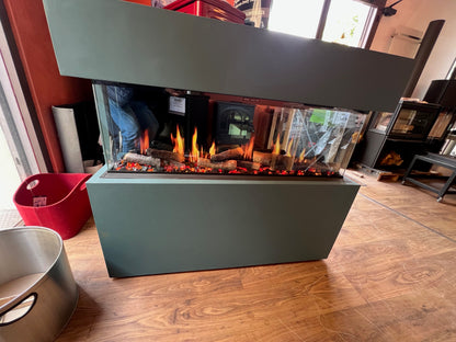 CAMINO ELETTRICO BRITISH FIRES - MOD. E-LUXE 125 ULTRA HD LCD