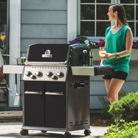 Bbq a Gas Broil King mod. Baron 490 nero