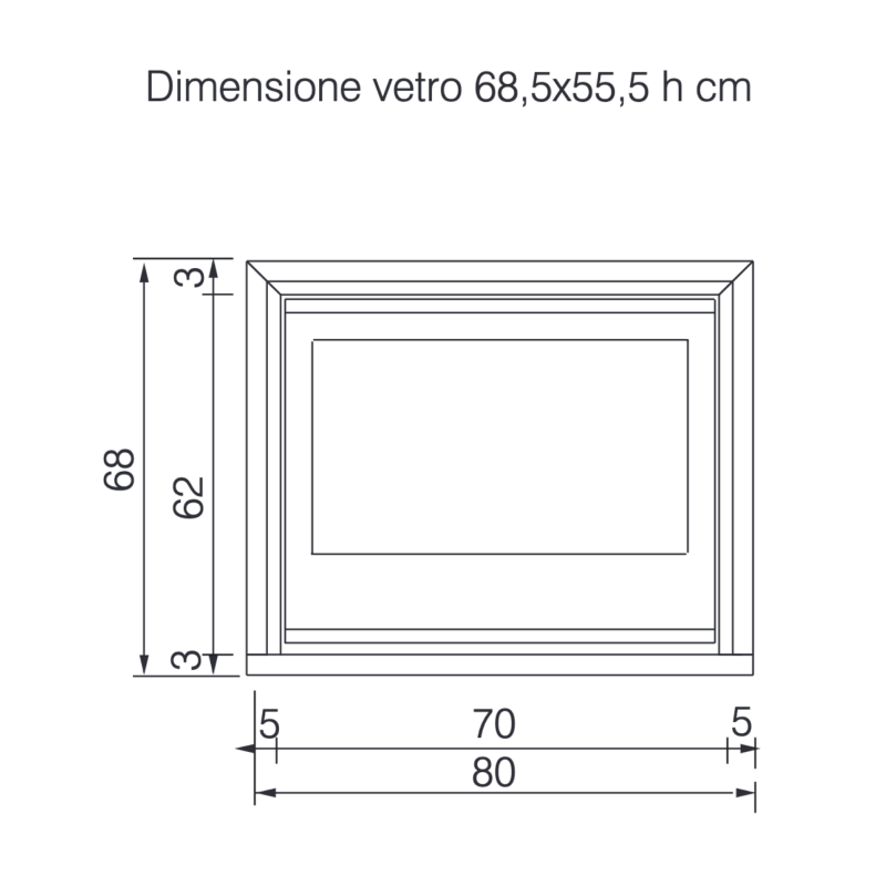 Edilkamin Inserto Luce 62 Plus