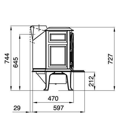 Jotul Stufa F 400 AVORIO