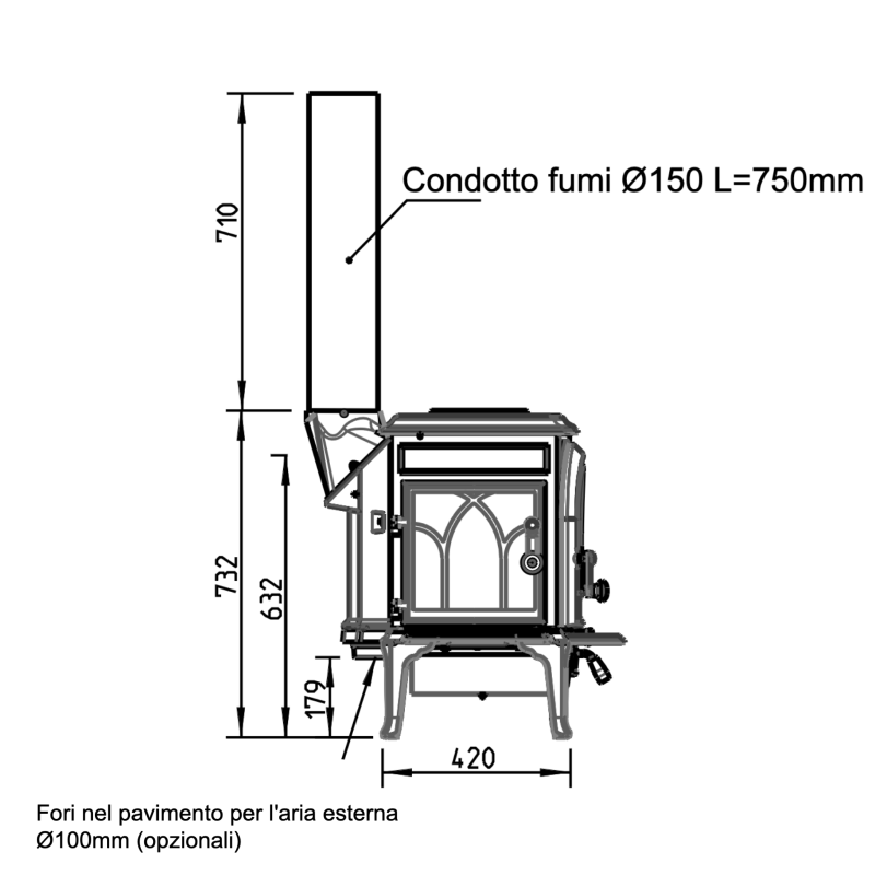 Jotul Stufa F 500 ECO IT