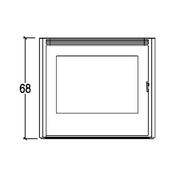 Piazzetta Ins. Pellet IP 11 Cast Iron Door