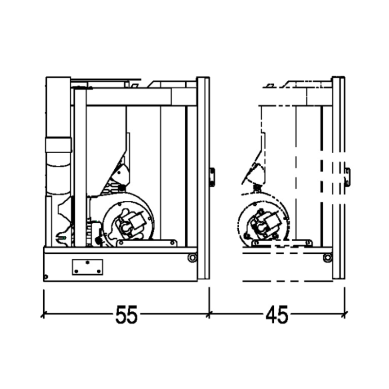 Piazzetta Ins. Pellet IP 11 Cast Iron Door
