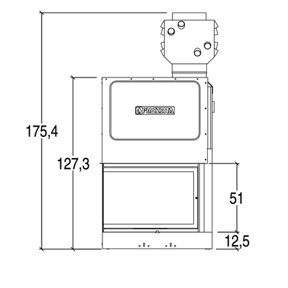 Piazzetta Focolare MA 285 SL PLUS