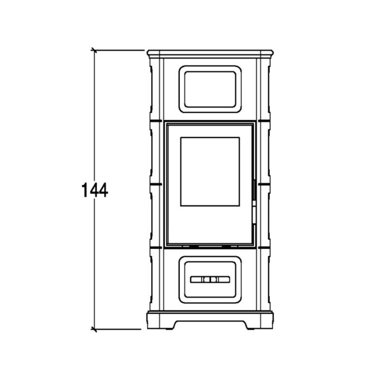 Piazzetta Stufa Legna E 928 C