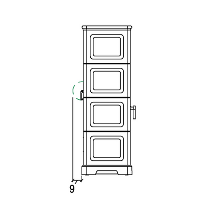 Piazzetta Stufa Legna E 928 C