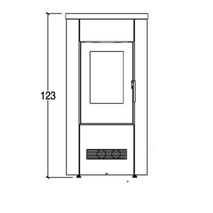 Piazzetta Stufa Pellet P 130 T