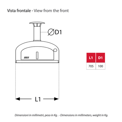 Rossofuoco Forno MINO + BASAMENTO